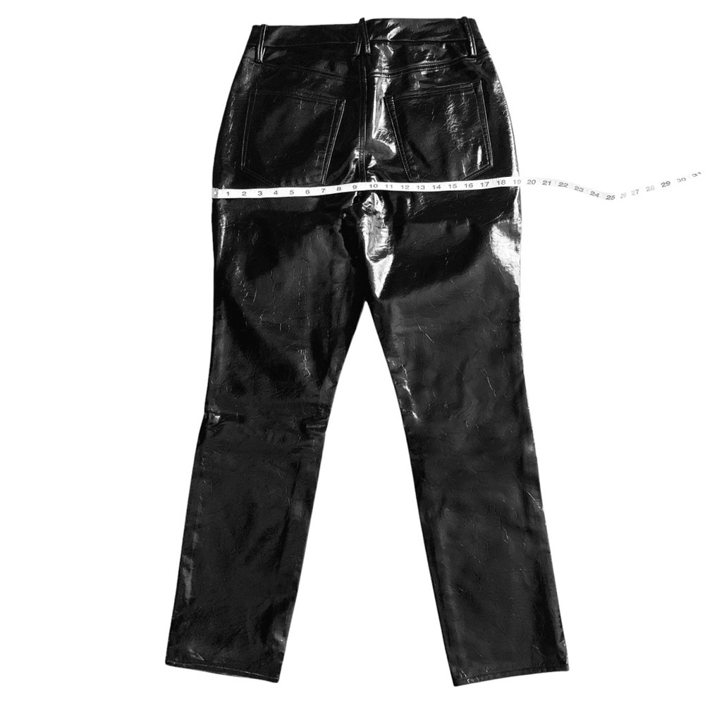GOOD AMERICAN Faux Leather Jeans! Retail $175. - Picture 6 of 8